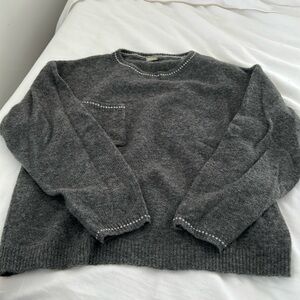 Grey cashmere sweater